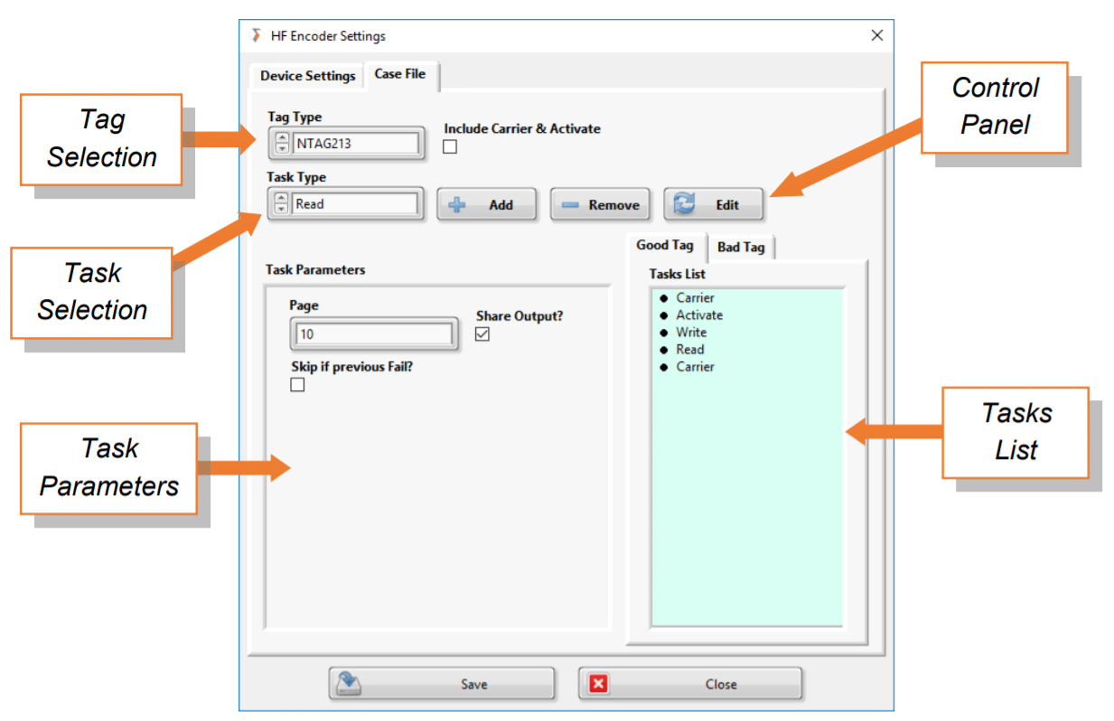 NFC Tag NDEF Encoding Service