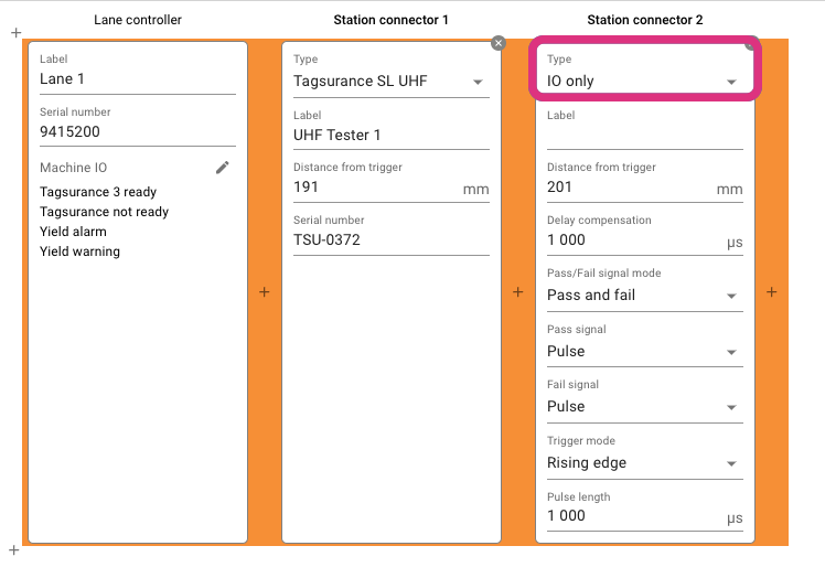 Screenshot from Tagsurance 3. The delay compensation.